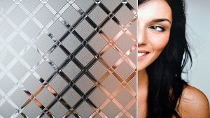 folie decorativa imitatie geam sablat